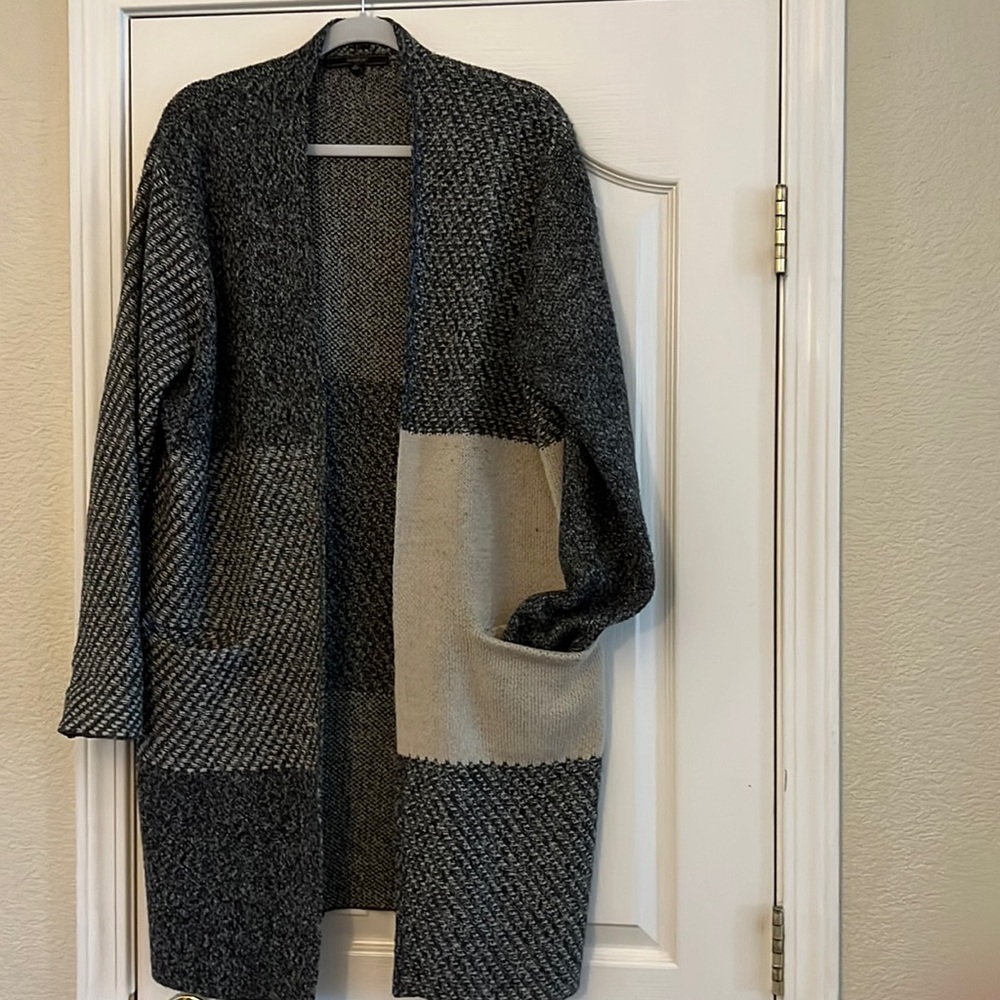 Max Sport long open front sweater XL